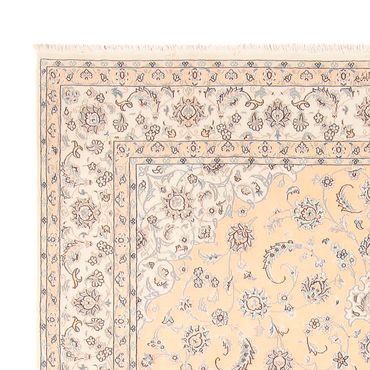 Tapis persan - Nain - 250 x 208 cm - saumon