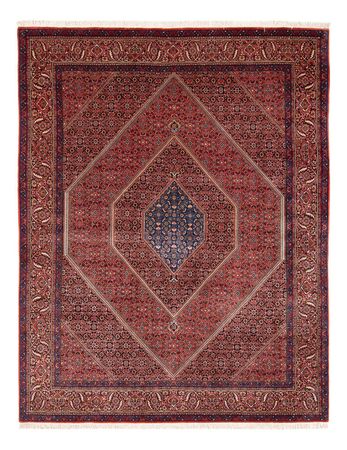 Tapis persan - Nain - 252 x 199 cm - rouge bordeaux