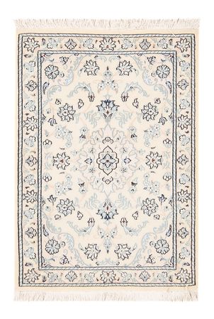 Tapis persan - Nain - 94 x 60 cm - crème