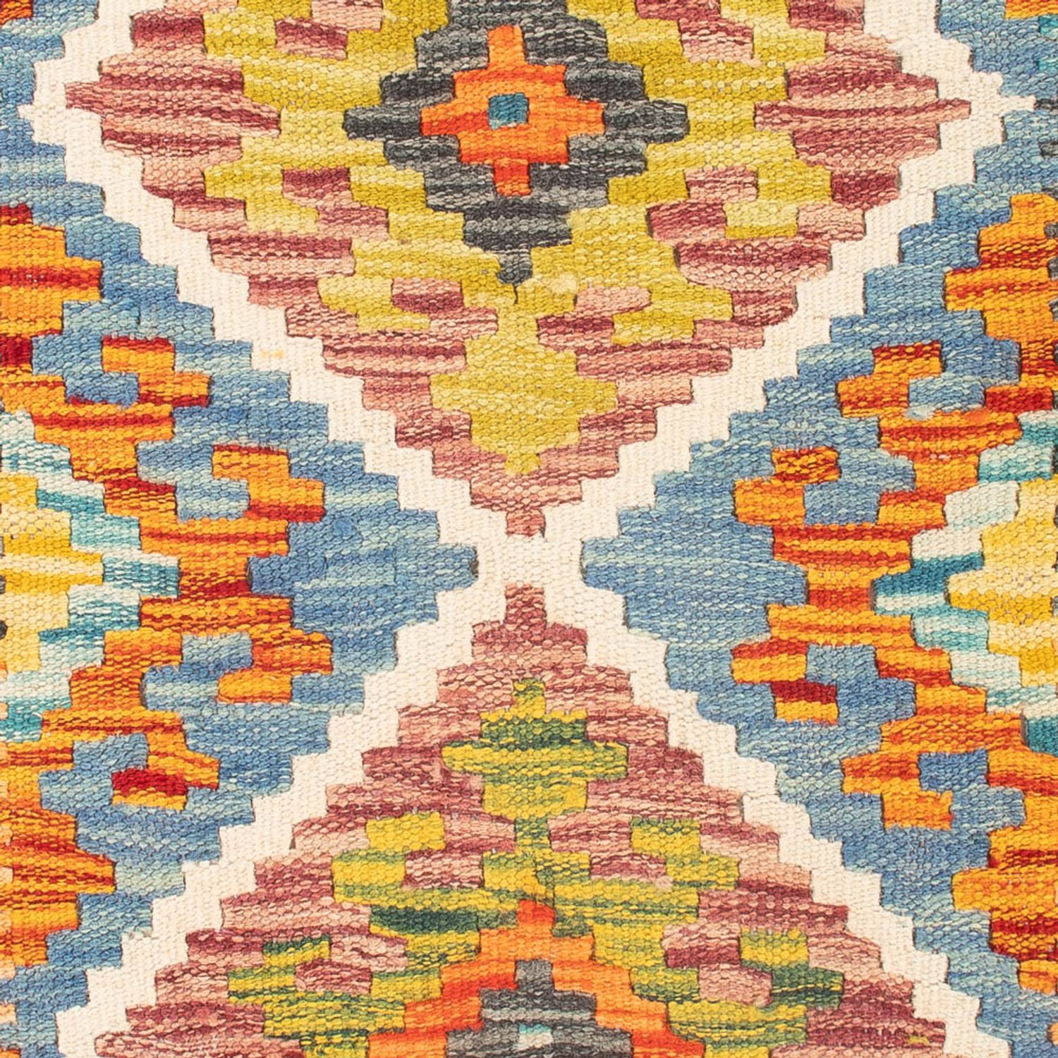 Kelim Carpet - Splash - 93 x 54 cm - flerfärgad