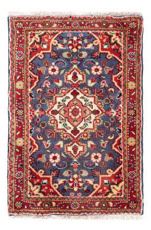 Tapis persan - Nomadic - 80 x 50 cm - bleu foncé