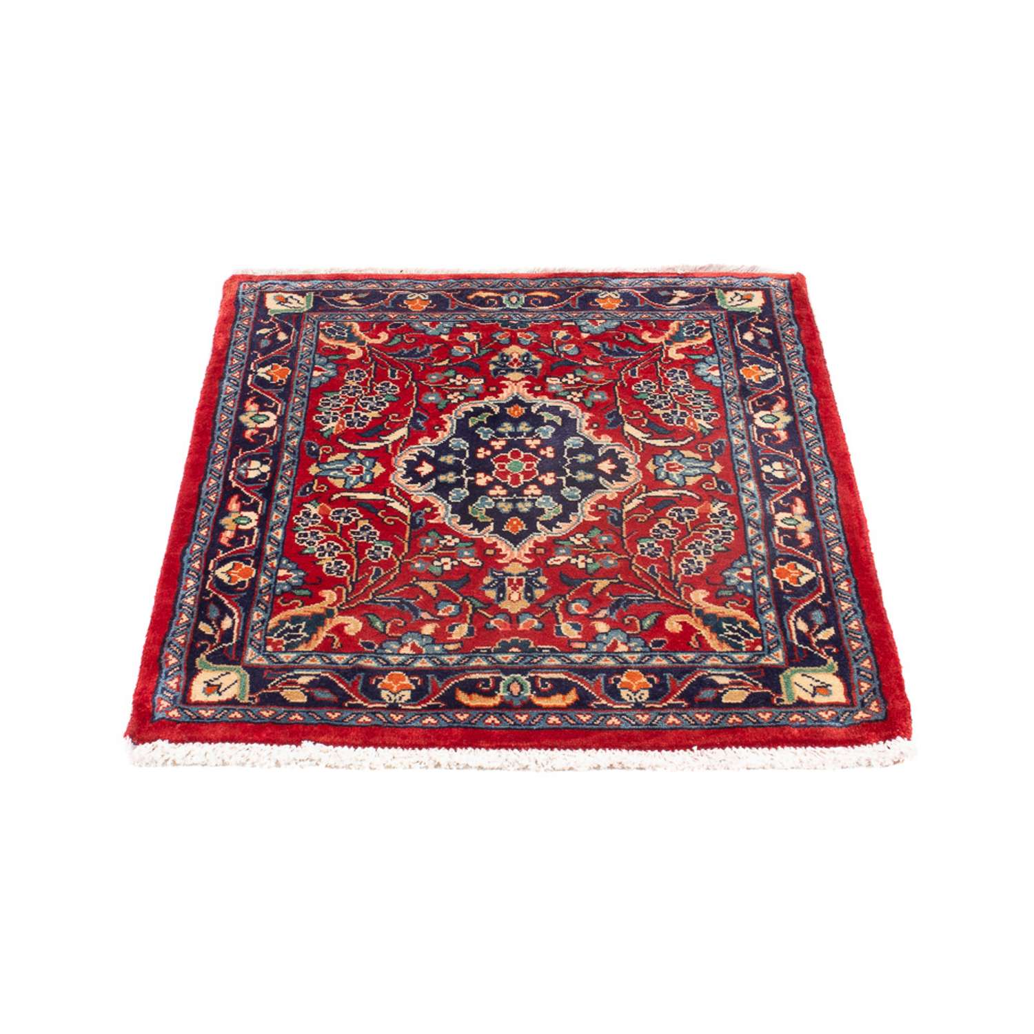 Tapis persan - Classique - 85 x 65 cm - bleu foncé