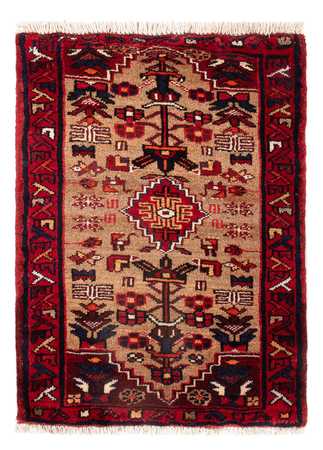 Tapis persan - Nomadic - 66 x 50 cm - marron