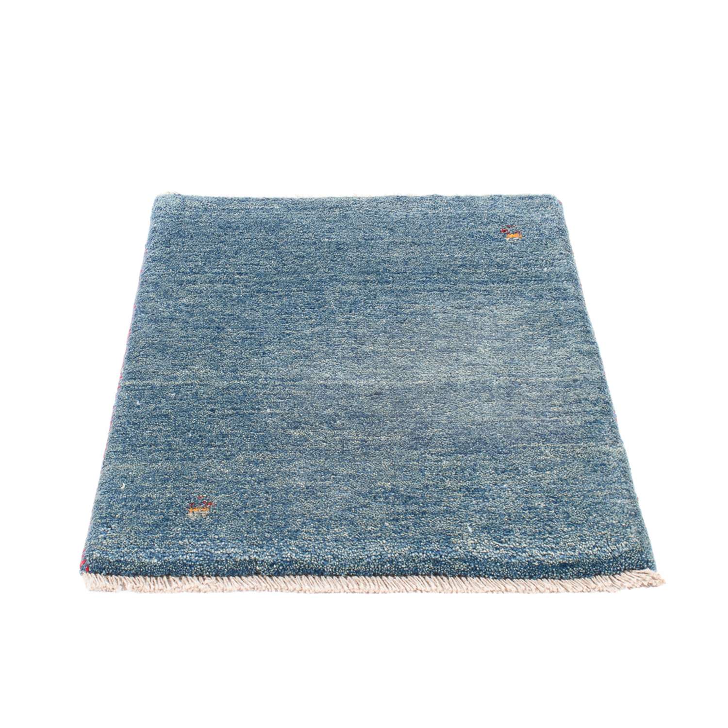 Gabbeh Teppich - Perser - 85 x 61 cm - seeblau