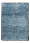 Gabbeh Teppich - Perser - 85 x 61 cm - seeblau