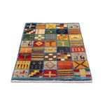 Tappeto Gabbeh - Persero - 98 x 61 cm - multicolore