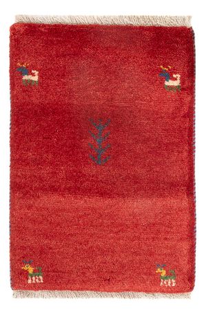 Alfombra Gabbeh - Persa - 60 x 40 cm - rojo