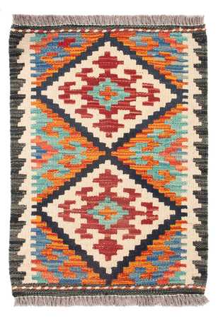 Kelim Rug - Splash - 60 x 40 cm - multicolored