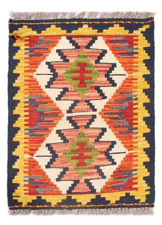 Kelim Rug - Splash - 60 x 40 cm - multicolored