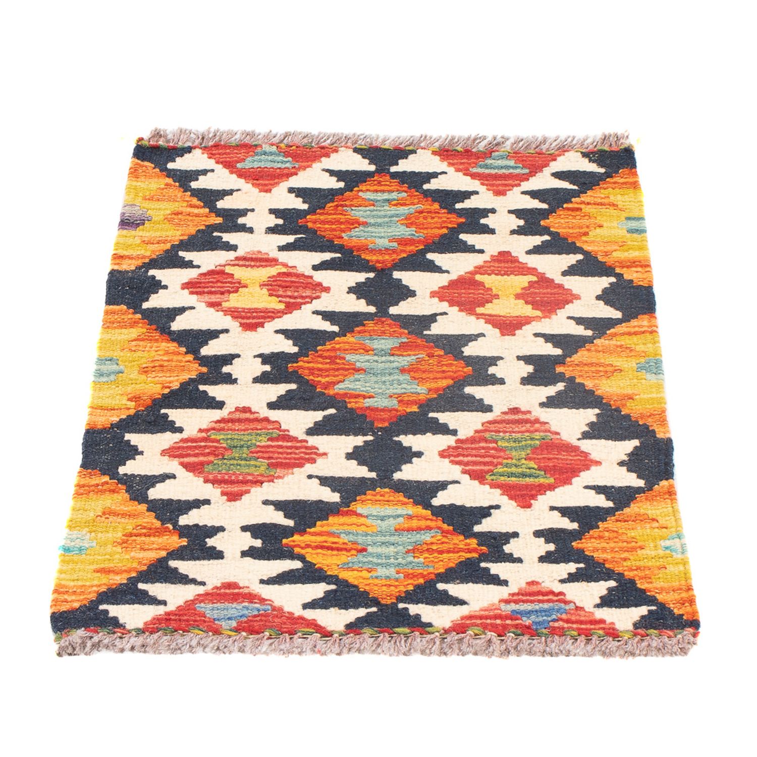 Kelim Rug - Splash - 60 x 40 cm - multicolored