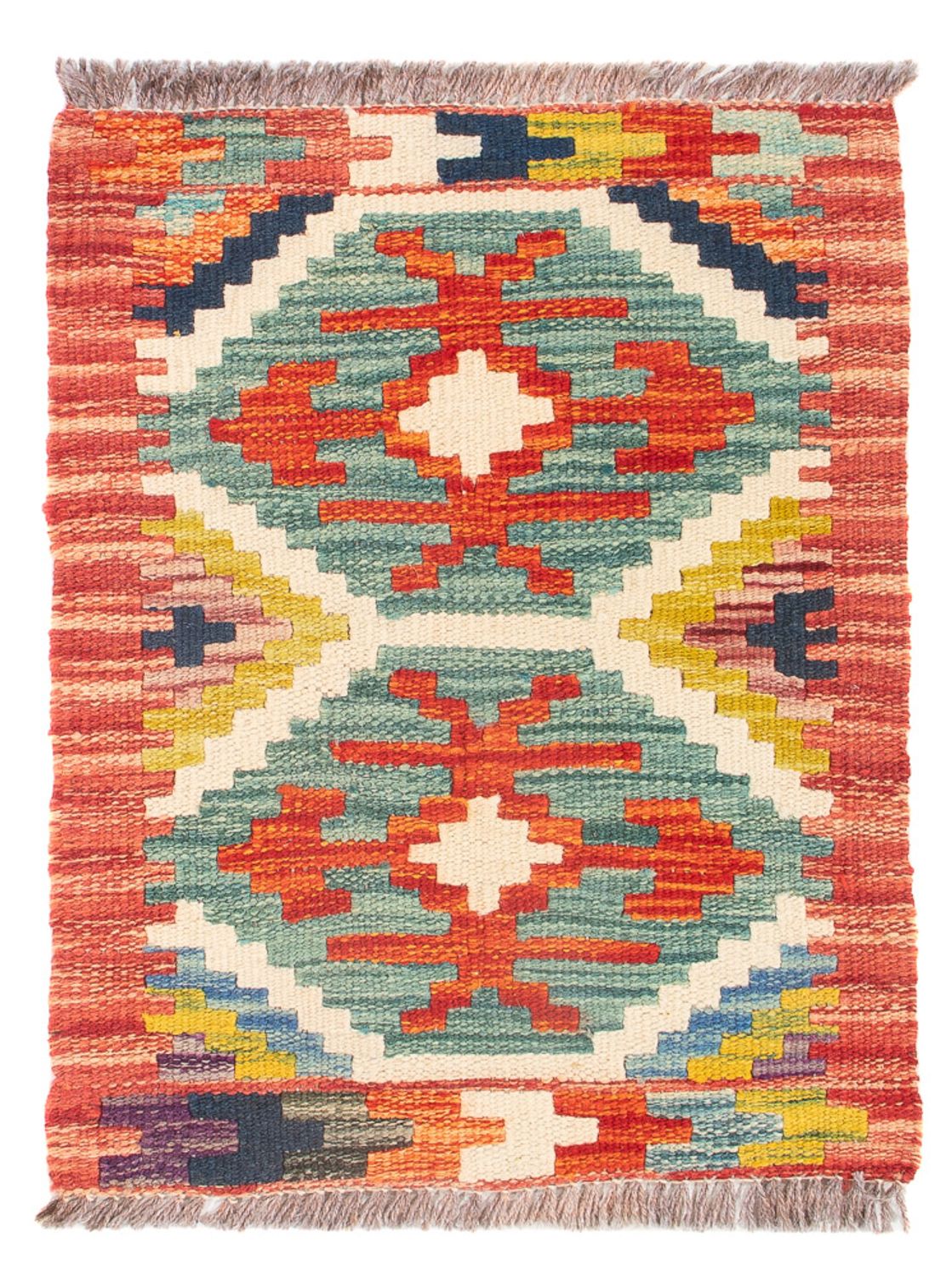 Kelim Rug - Splash - 60 x 40 cm - multicolored