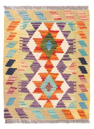 Tapis Kelim - Splash - 60 x 40 cm - multicolore