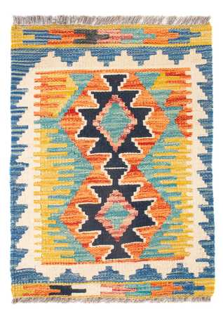 Kelim Rug - Splash - 60 x 40 cm - multicolored