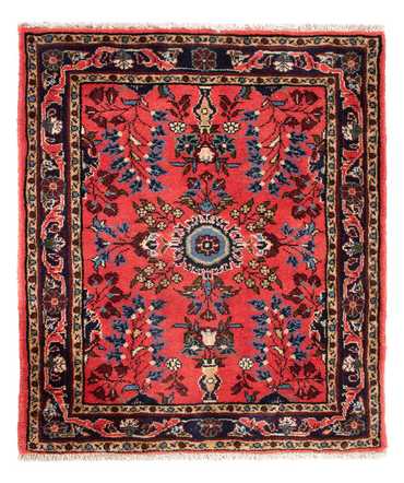 Tapis persan - Classique - 80 x 66 cm - rouge