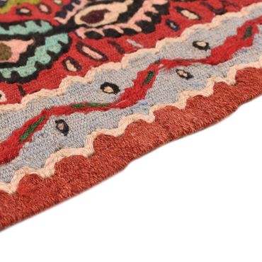 Tapis Kelim - Oriental - 145 x 118 cm - terracotta