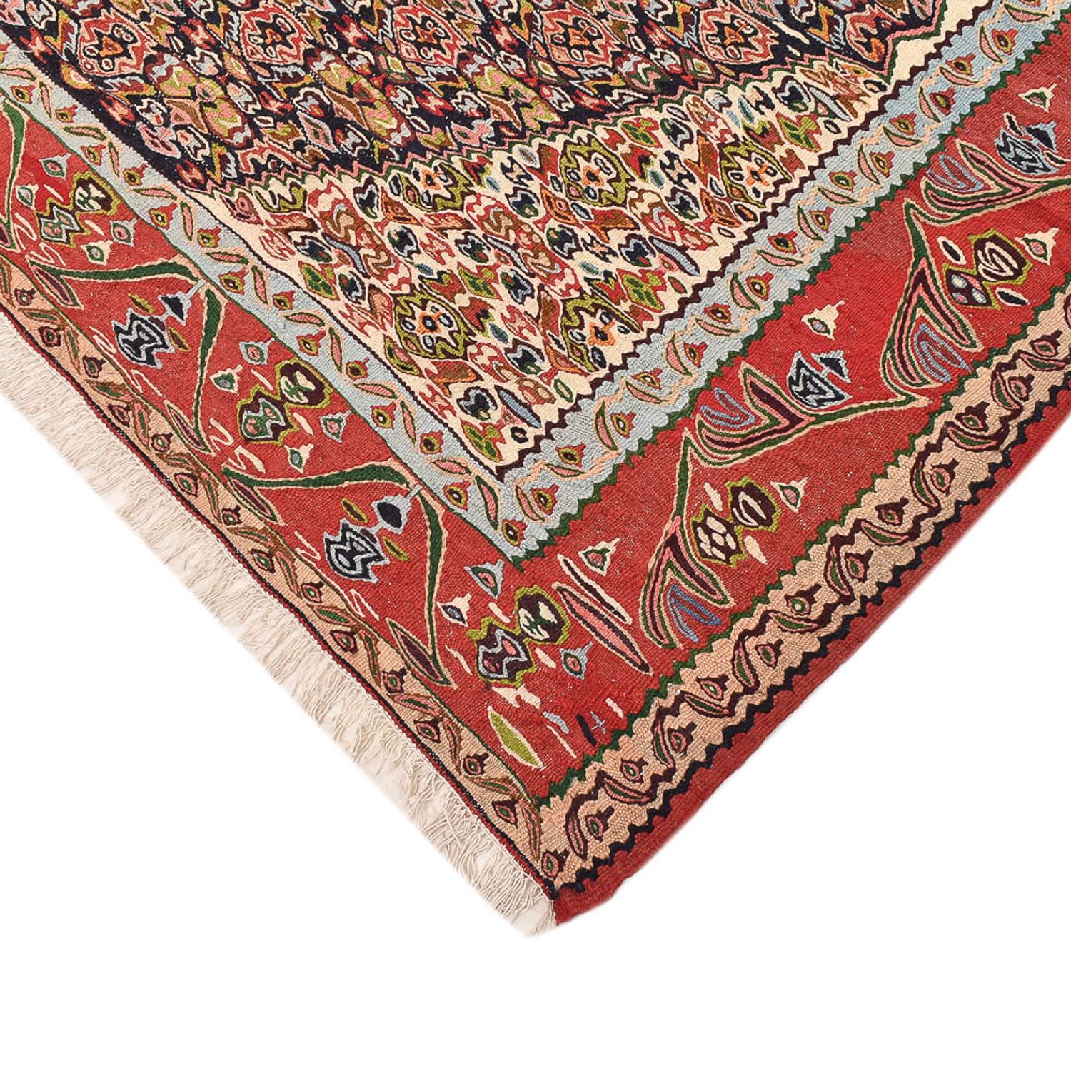 Tapis Kelim - Oriental - 287 x 203 cm - terracotta