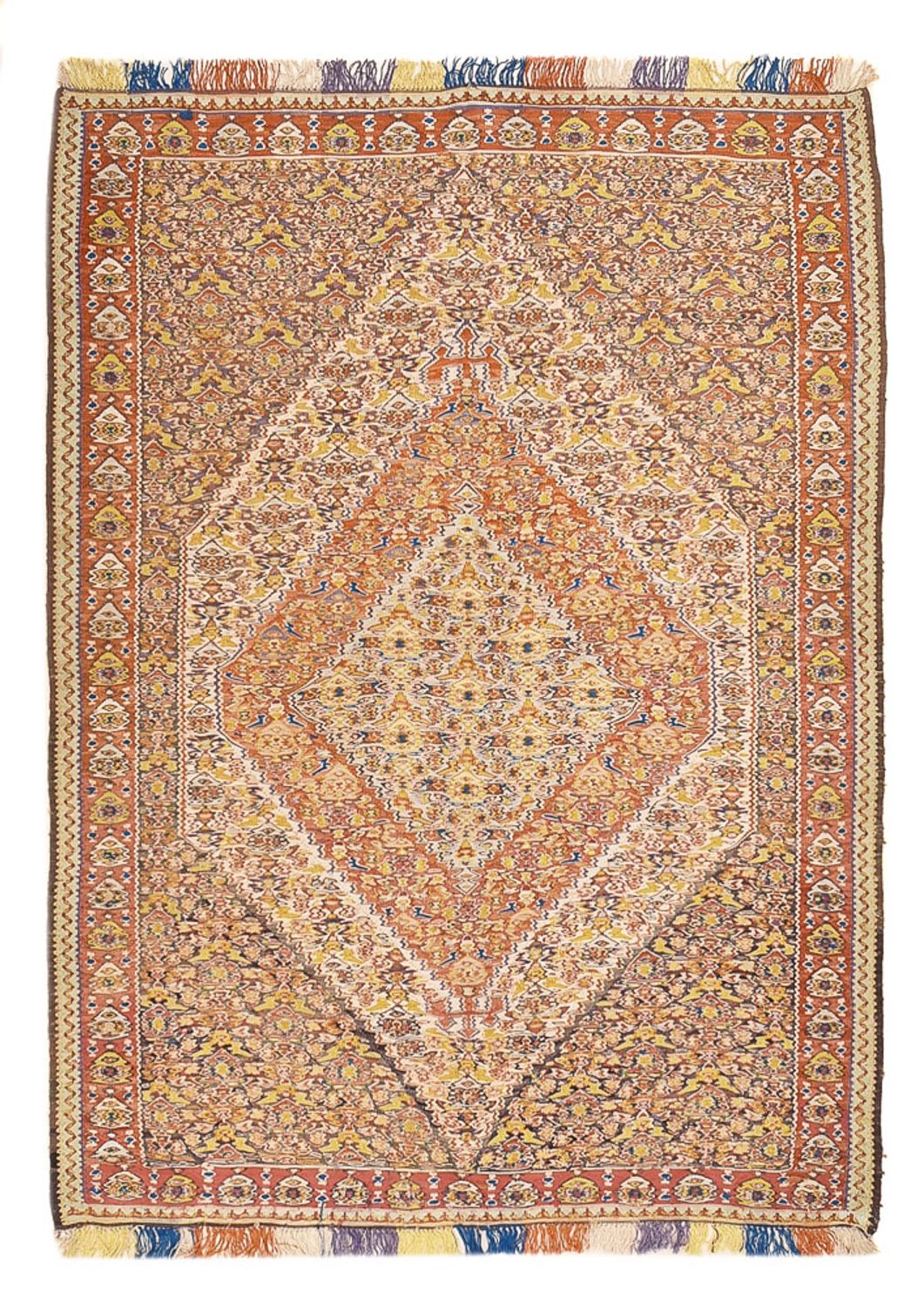 Kelim Teppich - Oriental - 200 x 140 cm - caramel