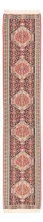 Runner Kelim Rug - Oriental - 395 x 85 cm - dark beige