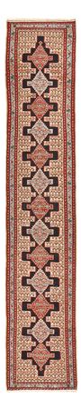 Tapis de couloir Tapis Kelim - Oriental - 395 x 87 cm - bleu foncé