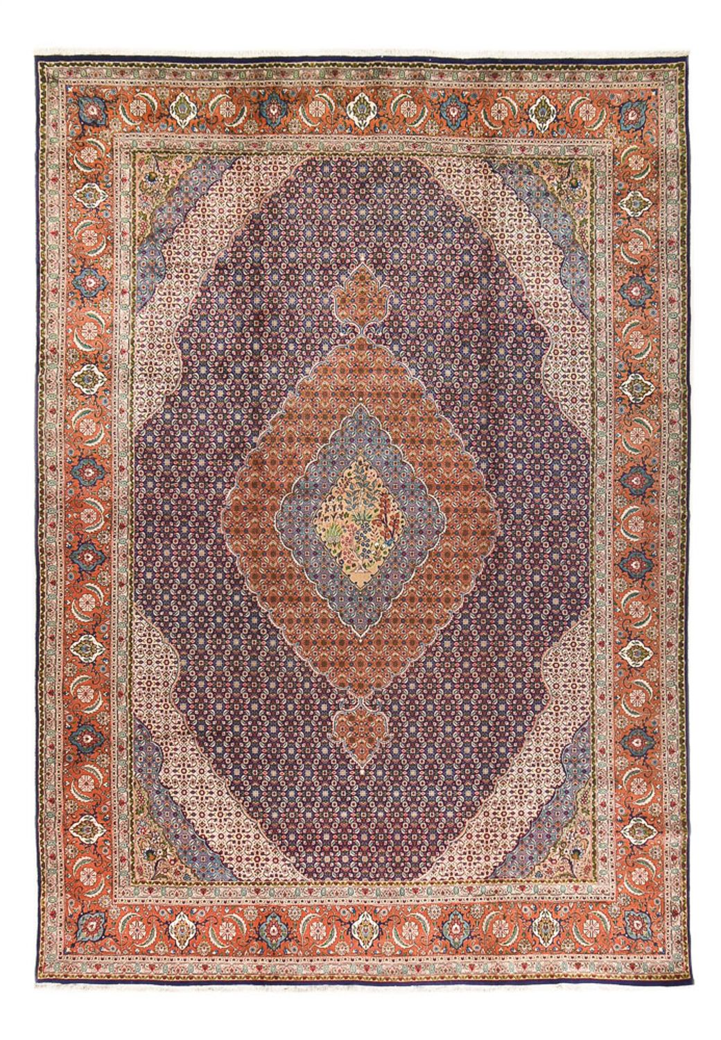 Alfombra Persa - Tabriz - Real - 520 x 350 cm - púrpura