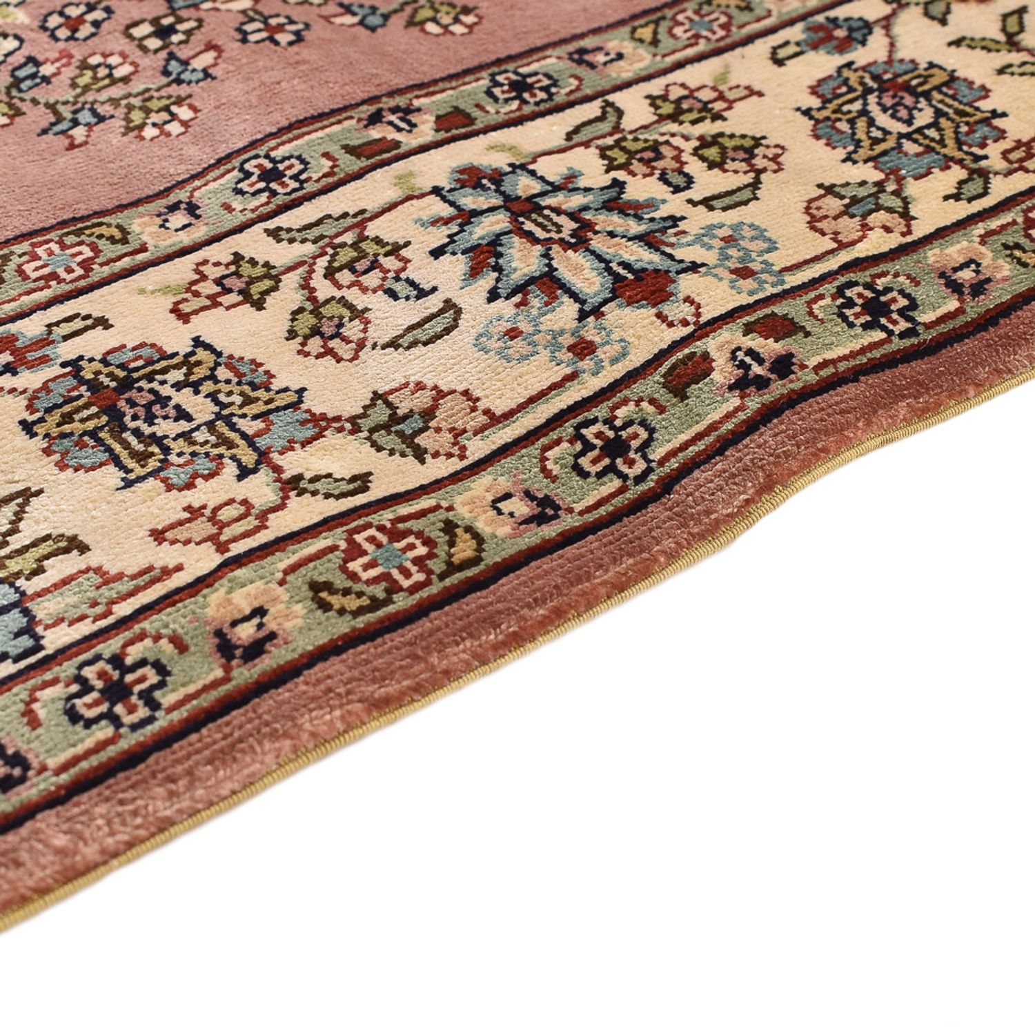 Tapis persan - Nomadic - 93 x 62 cm - rose