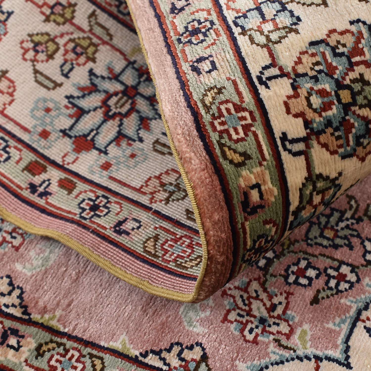 Persisk teppe - Nomadisk - 93 x 62 cm - rosa