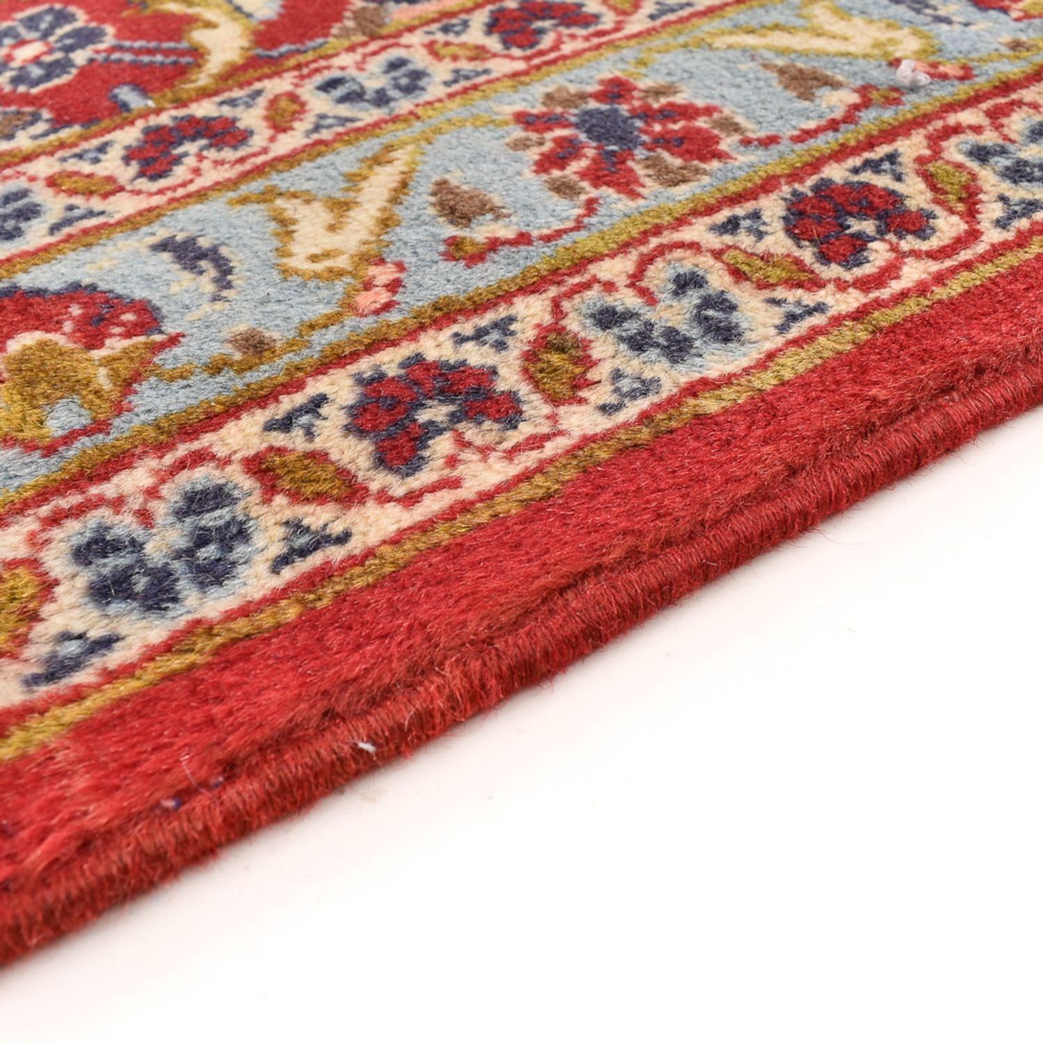 Tapis de couloir Tapis persan - Keshan - 392 x 110 cm - rouge