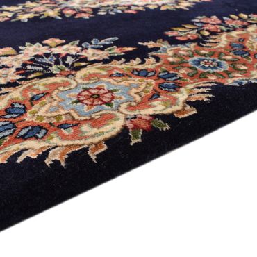 Tapis de couloir Tapis persan - Royal - 394 x 98 cm - bleu foncé