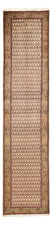 Løper Persisk teppe - Tabriz - Royal - 427 x 97 cm - mørk beige