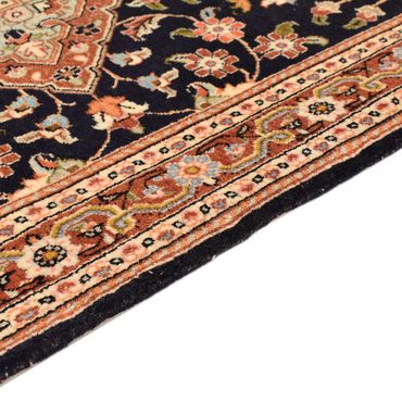 Tapis persan - Ghom - 105 x 70 cm - bleu foncé