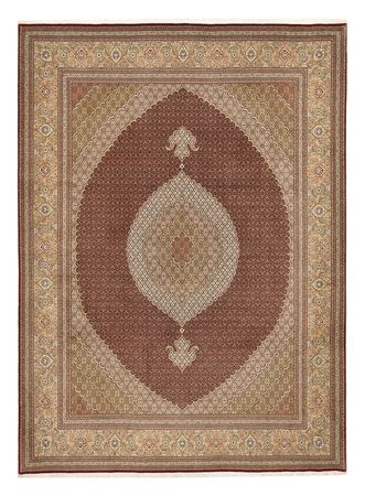 Alfombra Persa - Tabriz - Real - 407 x 301 cm - beige oscuro