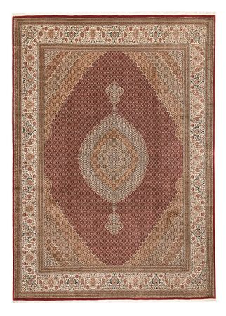 Perzisch tapijt - Tabriz - Royal - 410 x 302 cm - donker beige