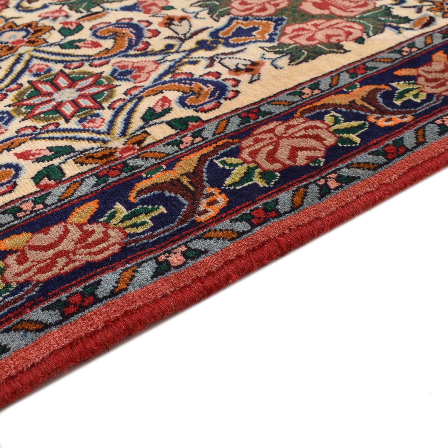 Tapis de couloir Tapis persan - Bidjar - 380 x 92 cm - multicolore