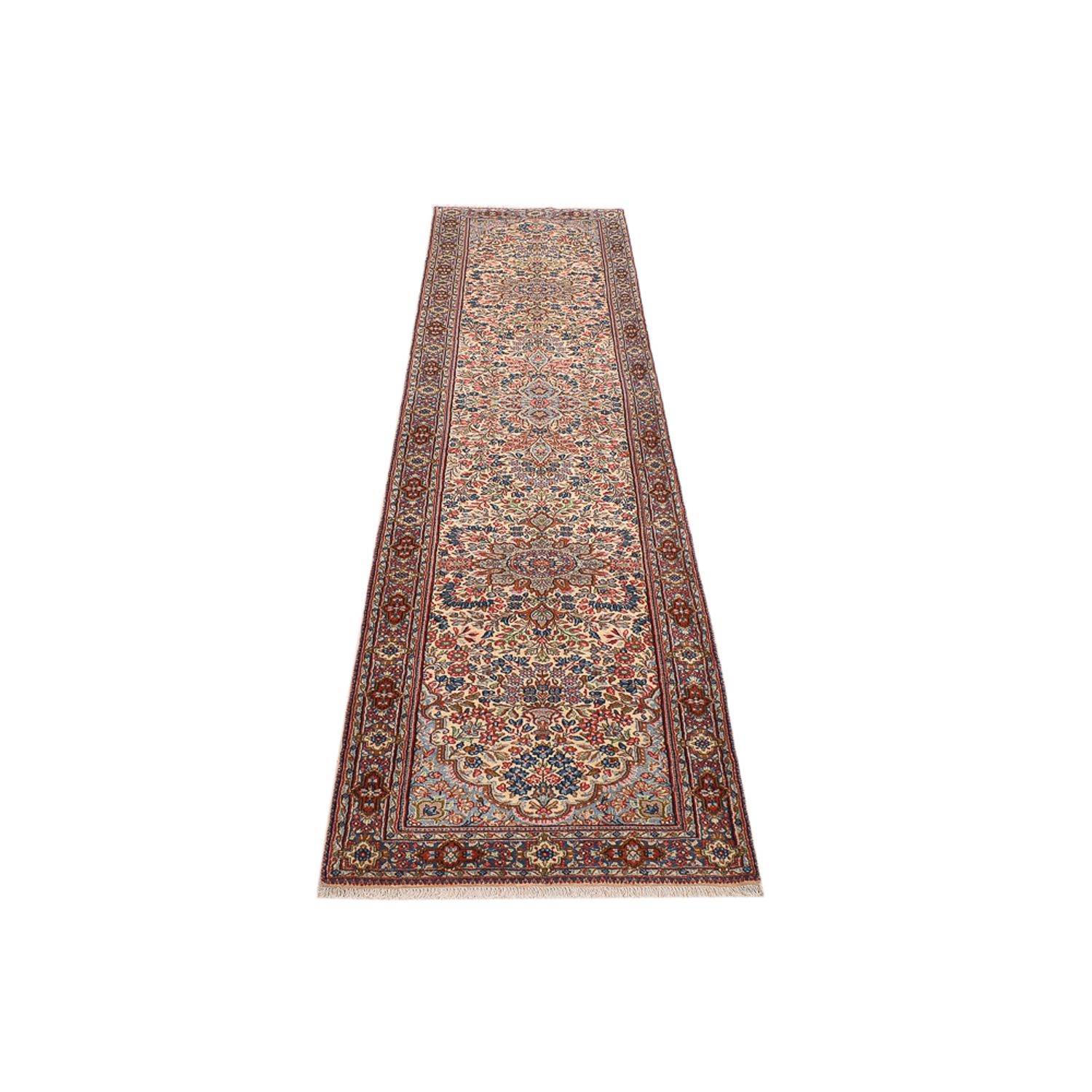 Tapis de couloir Tapis persan - Royal - 373 x 77 cm - beige clair