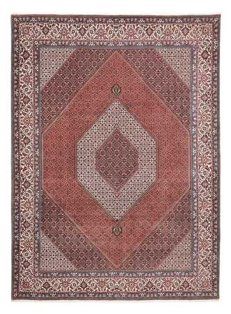 Tapis persan - Bidjar - 410 x 304 cm - rouge bordeaux