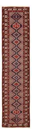 Tapis de couloir Tapis persan - Nomadic - 388 x 92 cm - rouge bordeaux