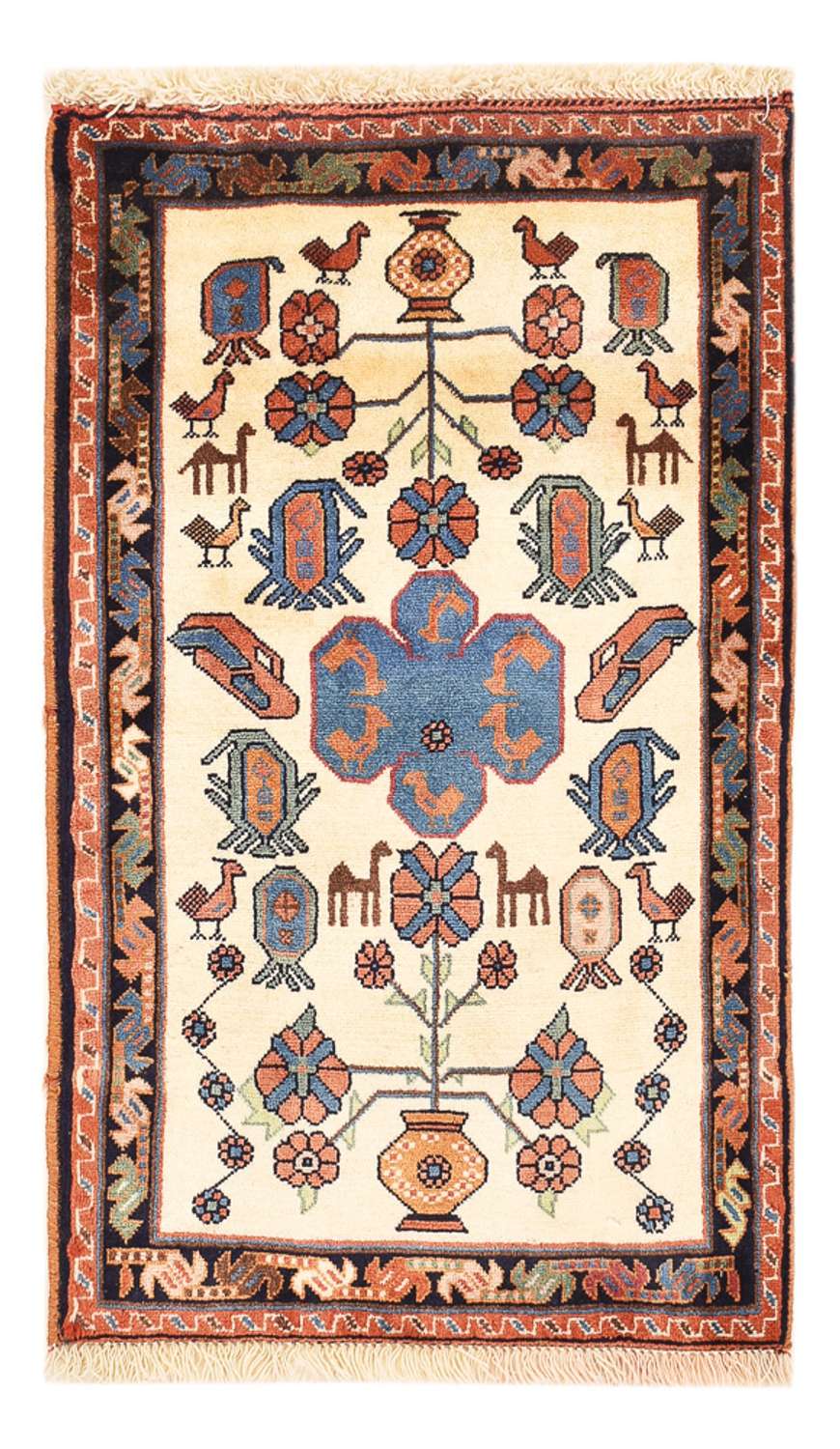 Tapis Gabbeh - Persan Kashkuli - 95 x 57 cm - multicolore