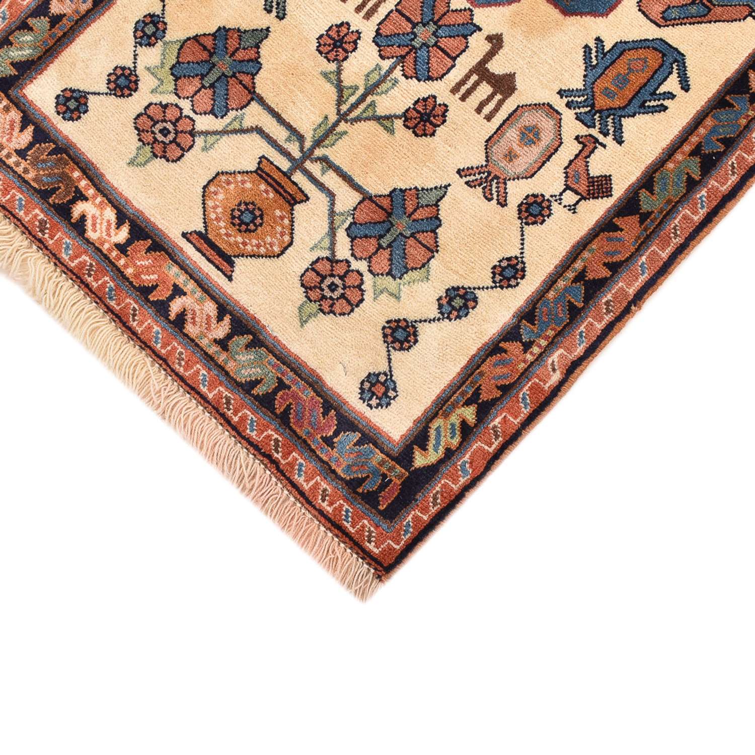 Alfombra Gabbeh - Persa Kashkuli - 95 x 57 cm - multicolor