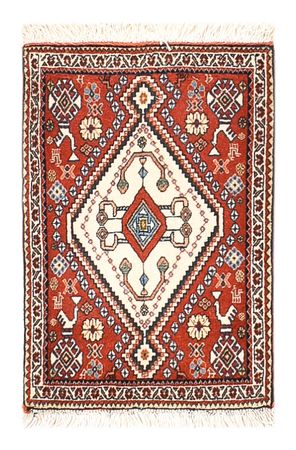 Gabbeh Teppich - Kaschkuli Perser - 60 x 35 cm - rot