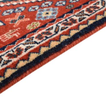 Gabbeh Tapijt - Kashkuli Perzisch - 60 x 35 cm - rood