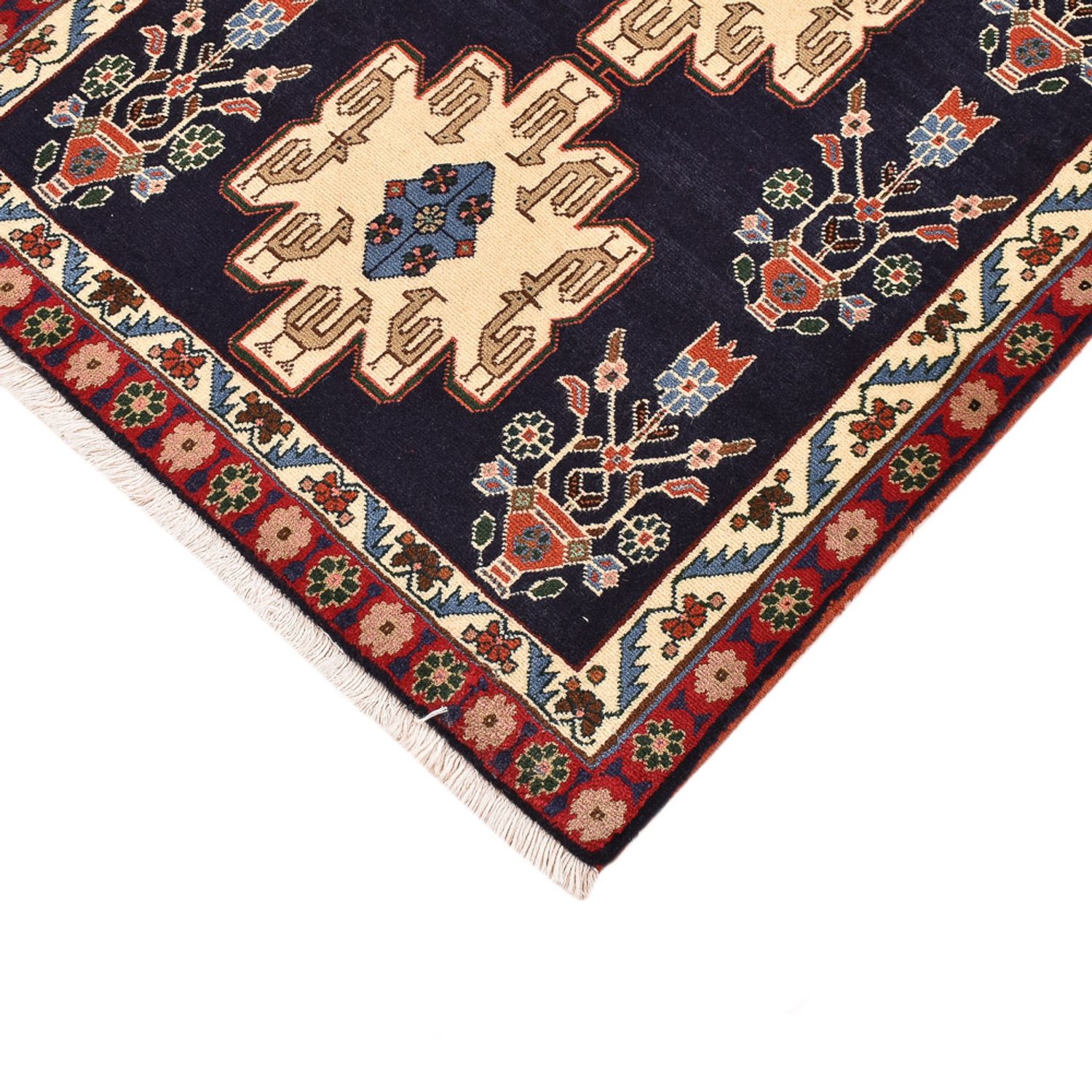 Alfombra Gabbeh - Persa Kashkuli - 131 x 83 cm - multicolor