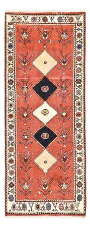 Runner Gabbeh Rug - Kashkuli Perser - 162 x 65 cm - light red