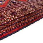 Løper Turkaman teppe - 377 x 104 cm - mørk rød