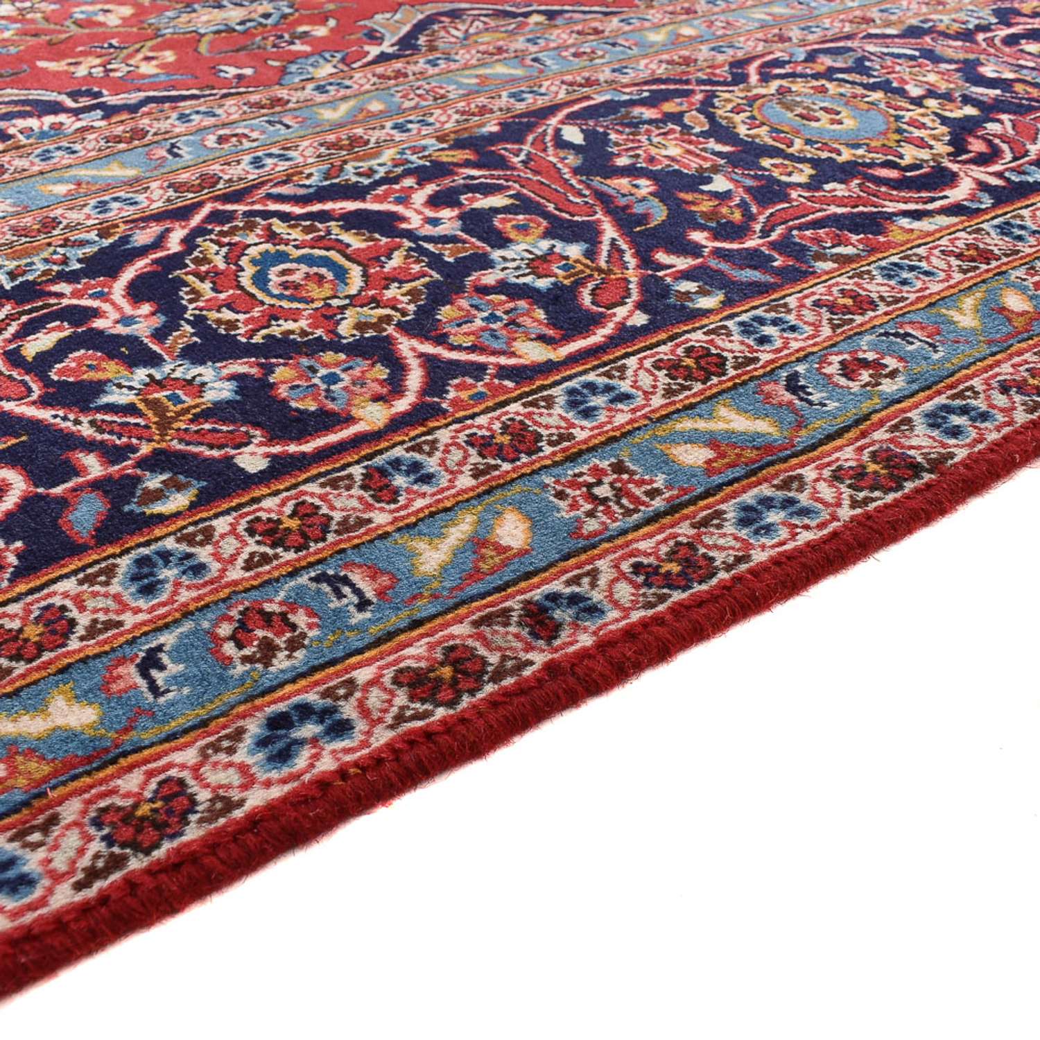 Perský koberec - Keshan - 395 x 286 cm - červená