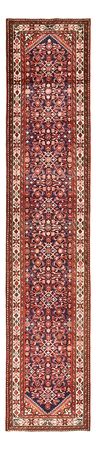 Tapis de couloir Tapis persan - Nomadic - 419 x 88 cm - rouge bordeaux