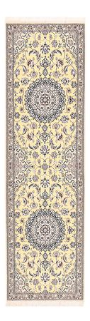 Alfombra de pasillo Alfombra Persa - Nain - Real - 204 x 60 cm - beige