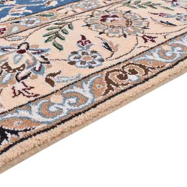 Tapis persan - Nain - Royal - 201 x 155 cm - bleu