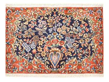 Alfombra persa - Real - 90 x 60 cm - multicolor