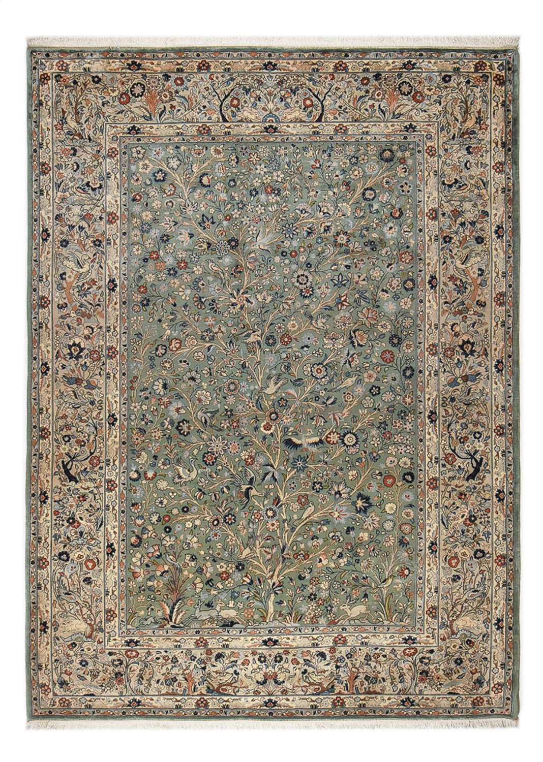 Tapete persa - Keshan - 340 x 250 cm - areia