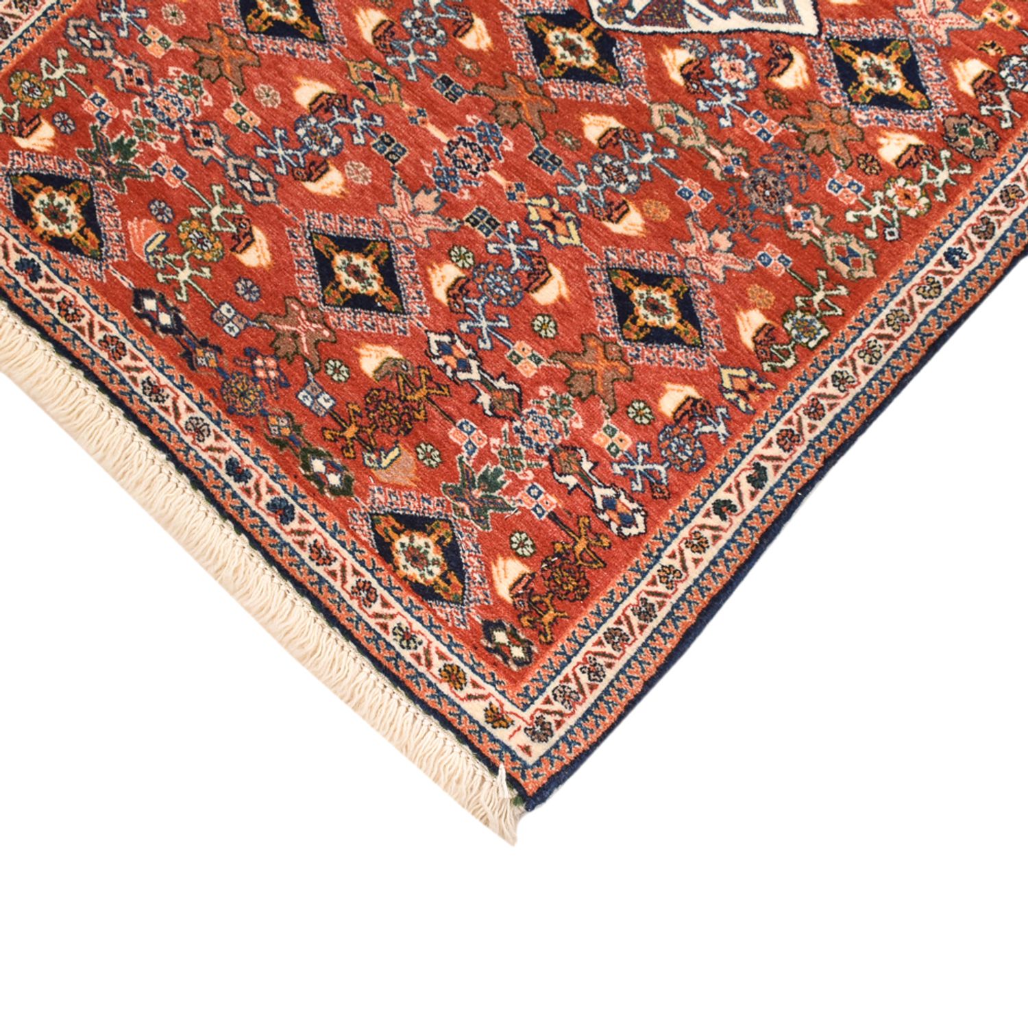 Tapis Gabbeh - Persan Kashkuli - 88 x 61 cm - multicolore